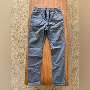 Zanerobe Salerno Stretch Woven Jogger Pant - Grey